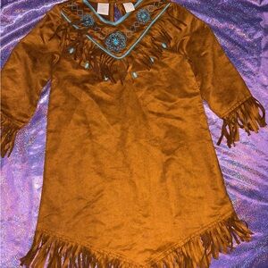 Girls Native American Costume Dress